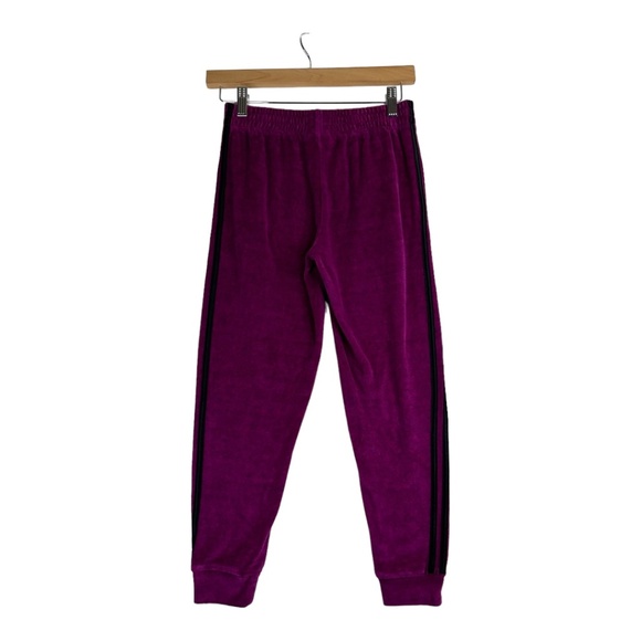 Adidas Kids Purple Joggers Size M 10/12 - Picture 2 of 7